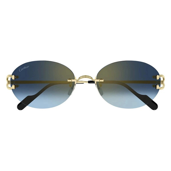 Cartier CT0551S-002 Sunglasses Gold Blue Metal main image 3